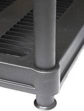 Load image into Gallery viewer, Muscle Rack PS362456-4B Plastic Shelving, 36" Width x 56" Height x 24" Depth, Black, 56" Height, 36" Width