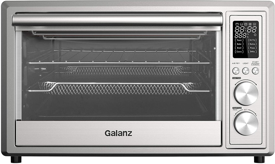 Galanz GT12SSDAN18 30L Digital Air Fry Toaster Oven, Stainless Steel