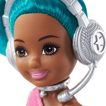 Load image into Gallery viewer, Barbie Chelsea Can Be Playset with Blue Hair Chelsea Rockstar Doll (6-in/15.24-cm), Guitar, Microphone, Headphones, 2 VIP Tickets, Star-Shaped Glasses, Great Gift for Ages 3 Years Old &amp; Up