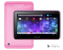 Load image into Gallery viewer, Visual Land Prestige PRO 7D FamTab - 7" Dual Core 8GB Family Tablet with Google Play and Safety Bumper (Pink)