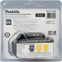 Load image into Gallery viewer, Makita BL1860B 18V LXT Lithium-Ion 6.0 Ah Battery