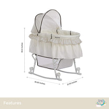 Load image into Gallery viewer, Dream On Me Lacy Protable 2 in 1 Bassinet and Cradle