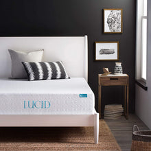 Load image into Gallery viewer, Lucid 10 Inch 2019 Gel Memory Foam Mattress
