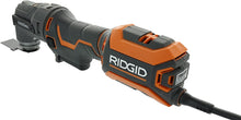 Load image into Gallery viewer, Ridgid R28602 JobMax 4 Amp Corded Multi Tool with Replaceable Heads (Sander Head, Sanding Pads, Crescent Saw and 1 1/8“ Wood Cutting Blade Included)
