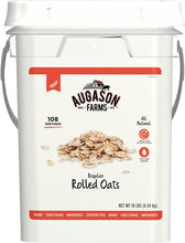 Load image into Gallery viewer, Augason Farms Regular Rolled Oats Emergency Food Storage 10 Pound Pail