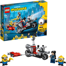 Load image into Gallery viewer, LEGO Minions Unstoppable Bike Chase (75549) Minions Toy Building Kit, with Bob, Stuart and Gru Minion Figures, Makes a Great Birthday Present for Minions Fans, New 2020 (136 Pieces)