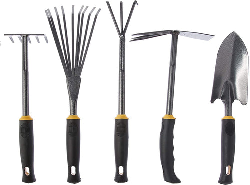 Centurion 485 Durable 5 Piece Garden Tool Set, Yellow