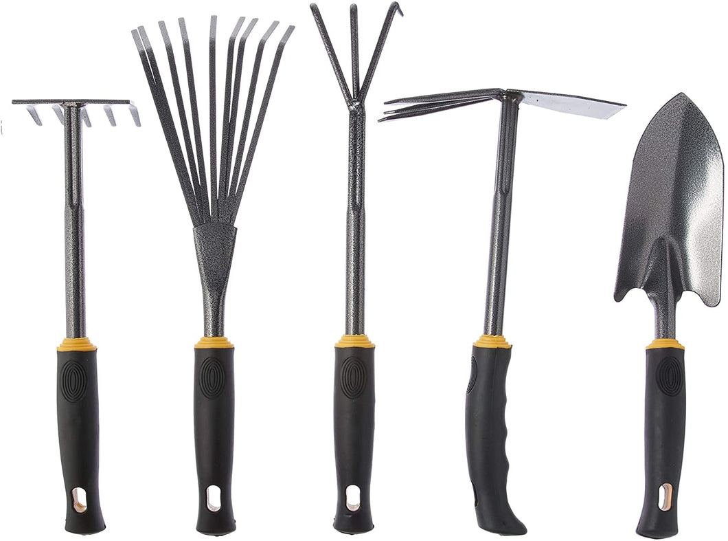 Centurion 485 Durable 5 Piece Garden Tool Set, Yellow