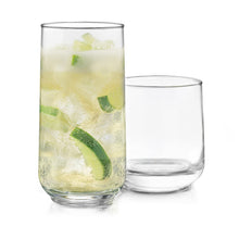 Load image into Gallery viewer, Libbey Ascent 16-Piece Tumbler and Rocks Glass Set