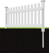 Load image into Gallery viewer, Zippity Outdoor Products ZP19002 Fence Newport, 36" H x 72" W, White