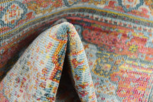Load image into Gallery viewer, Unique Loom Baracoa Collection Bright Tones Vintage Traditional Light Blue Area Rug
