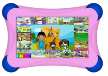 Load image into Gallery viewer, Visual Land Prestige PRO 7D FamTab - 7" Dual Core 8GB Family Tablet with Google Play and Safety Bumper (Pink)