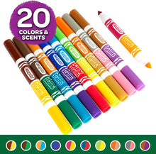 Load image into Gallery viewer, Crayola Silly Scents Dual Ended Markers, Sweet Scented Markers, 10 Count, Gift for Kids, Age 3, 4, 5, 6, Multi