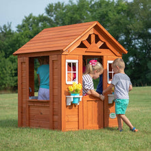 Load image into Gallery viewer, Backyard Discovery Timberlake All Cedar Wood Playhouse