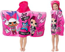 Load image into Gallery viewer, L.O.L. Surprise Soft Cotton Hooded Bath Towel Wrap