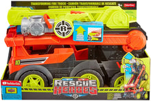 Load image into Gallery viewer, Fisher-Price Rescue Heroes Transforming Fire Truck with Lights &amp; Sounds, Multicolor, Model:GFW30