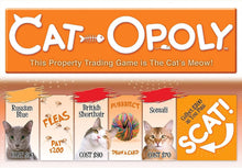 Load image into Gallery viewer, Late for the Sky CAT-opoly Board Game White, Large