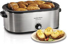 Load image into Gallery viewer, Hamilton Beach 28 Lb Turkey Roaster 22 Quart Oven
