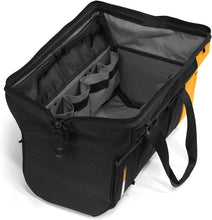 Load image into Gallery viewer, ToughBuilt - 20" Massive Mouth Tool Bag | 51 Pockets &amp; Loops, Heavy-duty, Rigid Hard Body Lining, Zipper Lock Wide Mouth Tool Storage/Organizer Box, Plastic-lined External Pocket - (TB-60-20)