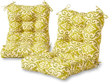 Load image into Gallery viewer, Greendale Home Fashions Outdoor Seat/Back Chair Cushion (set of 2), Shoreham