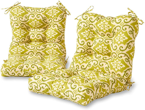 Greendale Home Fashions Outdoor Seat/Back Chair Cushion (set of 2), Shoreham