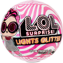 Load image into Gallery viewer, L.O.L. Surprise! Lights Glitter Doll with 8 Surprises Including Black Light Surprises