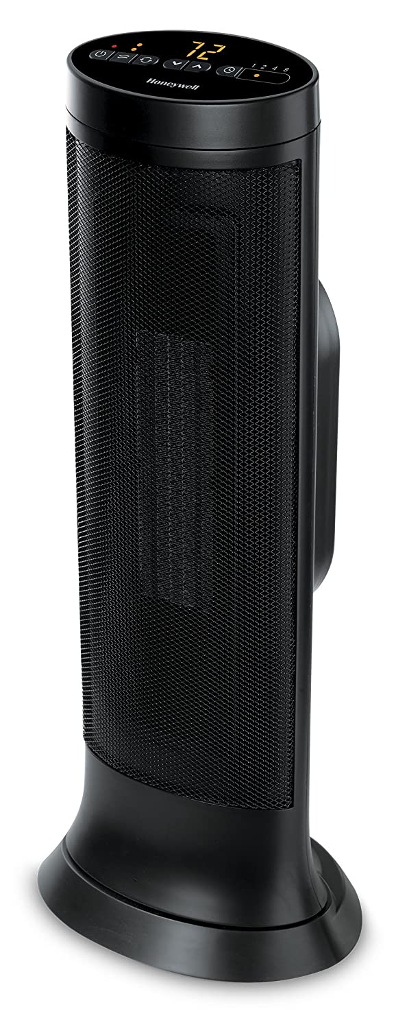 Honeywell Slim Ceramic Tower Heater, Black