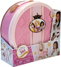 Load image into Gallery viewer, Disney Princess 210401 Disney Princess Vanity Style Collection Light Up and Style Vanity - Lights &amp; Realistic Sound Styling Tools