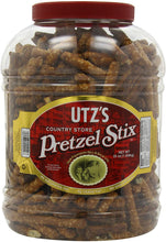 Load image into Gallery viewer, Crunchy Pretzel Sticks with Zero Cholesterol – 55 oz. Barrel –Thicker 4inch