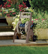 Load image into Gallery viewer, Suncast JSF175 175 ft Hosemobile Reel Cart Hose Caddy with Large Easy to Grip Crank for Garden, Lawn, and Patio, 175', Bronze and Taupe
