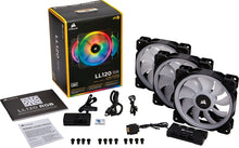 Load image into Gallery viewer, Corsair HD Series High Performance RGB LED PWM Fans