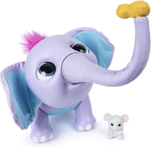 Load image into Gallery viewer, Wildluvs Juno My Baby Elephant with Interactive Moving Trunk &amp; Over 150 Sounds &amp; Movements