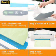 Load image into Gallery viewer, Scotch Thermal Laminating Pouches, 100-Pack, 8.9 x 11.4 Inches, Letter Size Sheets (TP3854-100)