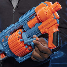 Load image into Gallery viewer, NERF Elite 2.0 Shockwave RD-15 Blaster, 30 Darts, 15-Dart Rotating Drum, Pump-Action, Built-in Customizing Capabilities