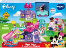 Load image into Gallery viewer, VTech Go! Go! Smart Wheels - Disney Minnie Mouse Around Town Playset,Pink