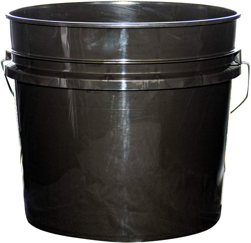 Argee 3.5 Gallon Heavy Duty Bucket, Black (Pack of 10)