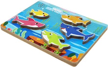 Load image into Gallery viewer, Pinkfong Baby Shark Chunky Wood Sound Puzzle - Plays Baby Shark Song