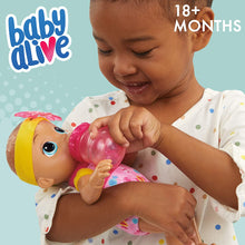 Load image into Gallery viewer, Baby Alive Sweet ‘n Snuggly Baby, Soft-Bodied Washable Doll, Includes Bottle, First Baby Doll Toy for Kids 18 Months Old and Up