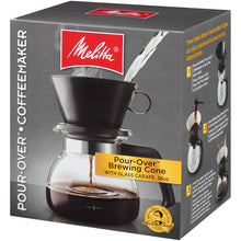 Load image into Gallery viewer, Melitta Pour-Over Coffee Brewer W/ Glass Carafe, 6 Cups (6 Ozper Cup)