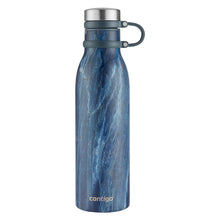 Load image into Gallery viewer, Contigo 2045468 Couture Vacuum-Insulated Stainless Steel Water Bottle, 20oz, Blue Slate