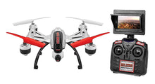 Load image into Gallery viewer, World Tech Toys Elite Mini Orion 2.4GHz 4.5CH LCD Live-View Camera RC Drone, White/Black/Blue/Red/Glow, 12 x 12 x 4