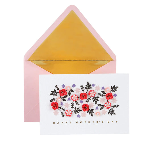 Hallmark Signature Mother's Day Card (Cut Paper Flowers Have a Wonderful Day)