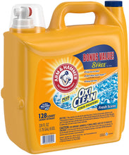 Load image into Gallery viewer, Arm &amp; Hammer Plus OxiClean Fresh Scent, 128 Loads Liquid Laundry Detergent, 224 Fl oz