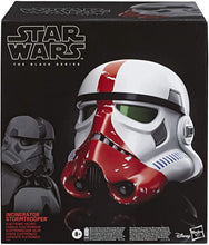 Load image into Gallery viewer, SW Star Wars Black INCINERATOR Trooper Electronic Helmet