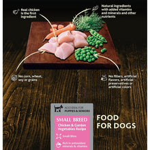 Load image into Gallery viewer, Pure Balance Grain Free Small Breed Chicken &amp; Garden Vegetables, 4lb (Single Pack)