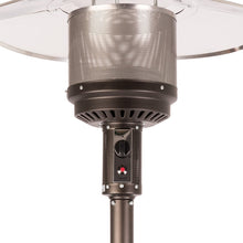 Load image into Gallery viewer, Fire Sense Ash Finish Commercial Patio Heater with Wheels | Uses 20 Pound Propane Tank | 46,000 BTU Output | Outdoor Heat Lamp