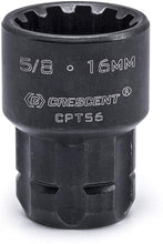 Load image into Gallery viewer, Crescent 11 Pc. Pass-Thru X6 Black Oxide Adjustable Wrench and Spline Socket Set - CPTAW8