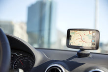 Load image into Gallery viewer, TomTom GO 520 5-Inch GPS Navigation Device with Free Lifetime Traffic &amp; World Maps, WiFi-Connectivity, Smartphone Messaging, Voice Control and Hands-Free Calling