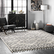Load image into Gallery viewer, nuLOOM Vasiliki Moroccan Tribal Shag Area Rug
