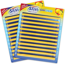 Load image into Gallery viewer, SANI 360° Sani Sticks Drain Cleaner and Deodorizer | Non-Toxic, Enzyme Formula to Eliminate Odors and Helps Prevent Clogged Drains | Septic Tank Safe | 24 Pack, Lemon